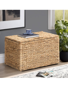 Cofre de Almacenamiento eHemco Natural 59.2x41.9x38.6 cm 2