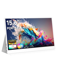 Monitor Portátil AYY 15.6" FHD USB-C/HDMI - Pantalla Blanca