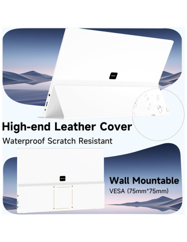 Monitor Portátil AYY 15.6" FHD USB-C/HDMI - Pantalla Blanca