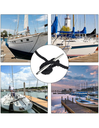 Cleats de barco ORLANG de acero inoxidable 316 - 20.32 cm (2 unidades)