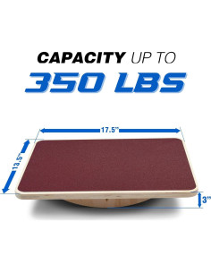 Tabla de Equilibrio Yes4All ZSM8 de Madera Antideslizante 159kg 2