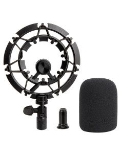 Soporte de choque Razer Seiren X con filtro anti-pop y adaptador