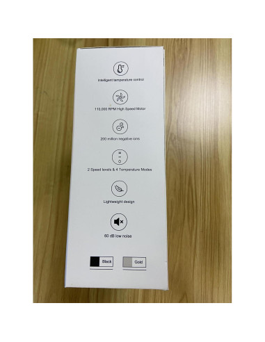 Secador de Pelo SUPGALIY Mini 1500W Iónico Portátil Rosa