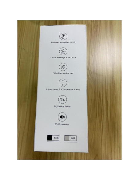 Secador de Pelo SUPGALIY Mini 1500W Iónico Portátil Rosa