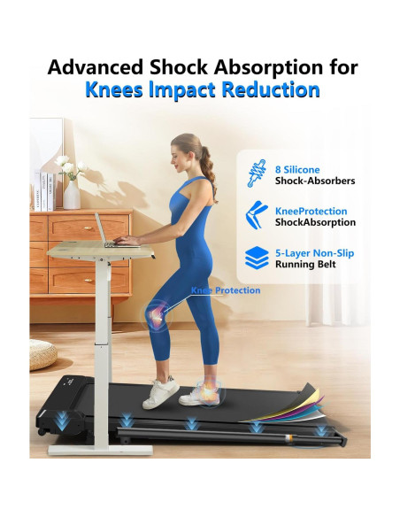 Caminadora Plegable Ueadcm EC7B-XJ-VC-2 2.5 HP con Control Remoto