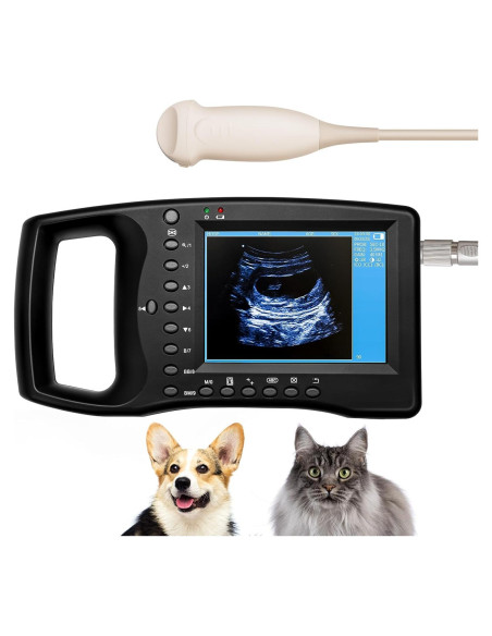 Escáner veterinario portátil DVK Sonda Convexa Micro 5.6" LED