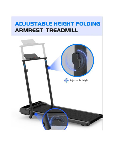 Caminadora Plegable Ueadcm EC7B-XJ-VC-2 2.5 HP con Control Remoto