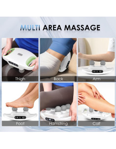 Pistola de Masaje Eléctrica APXPF Blanca - 9 Niveles y Modos 2