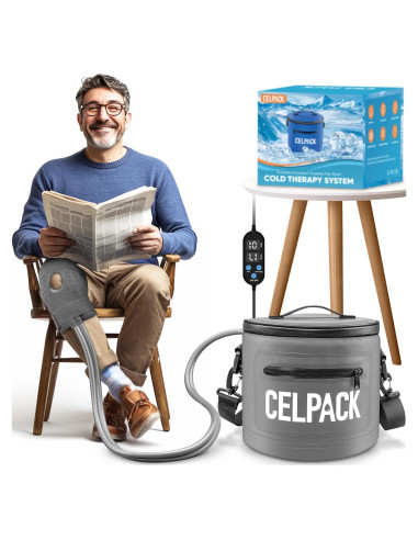 Máquina de Terapia de Hielo Celpack, Portátil, 2m Manguera