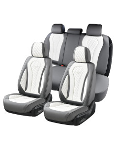 Cubiertas de Asientos Coverado SCU018 Juego Completo Blanco
