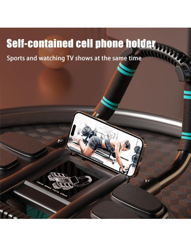 Rueda Abdominal POYIPI 2025 con Soporte para Codos - 4 Ruedas