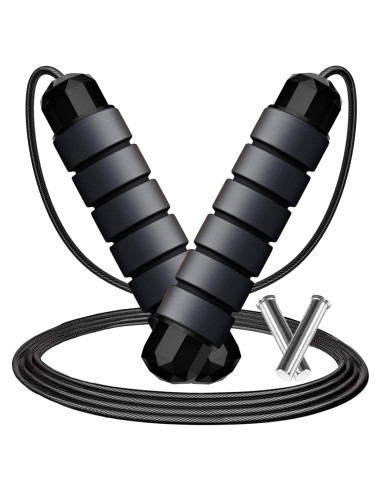 Cuerda de Salto con Peso Ajustable Goonidy 2.74m para Fitness