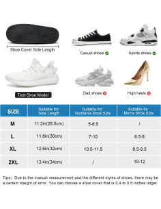 Cubierta de Zapato Impermeable IwIeIaIrI Grande Antideslizante 2