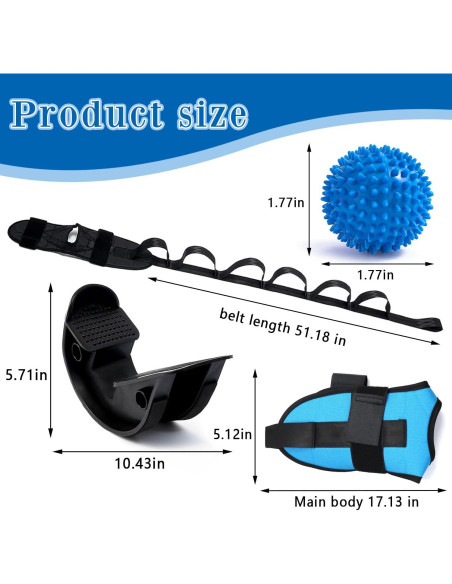 Estirador de Pantorrillas JIURUN - Kit con Rocker y Correa