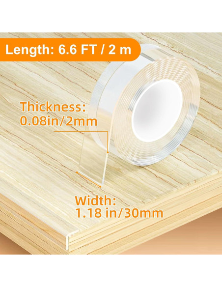 Protectores de Esquinas Transparentes CHENYA 3.0 cm x 2.0 m