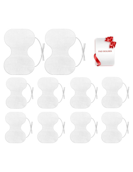 PADS de Reemplazo TENS Melede - 10 Electrodos Extra Grandes