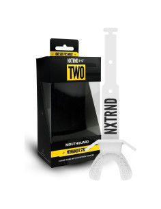 Protector Bucal de Fútbol NXTRND DOS Ajustable Adultos y Jóvenes Blanco