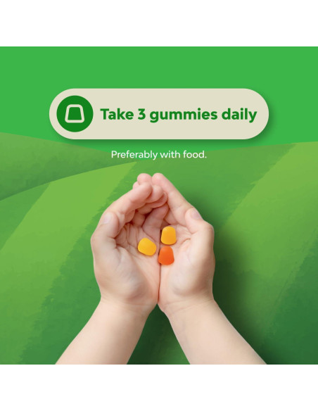 Gomitas DHA Omega 3 Natures Craft 90 Unidades Sin Pescado