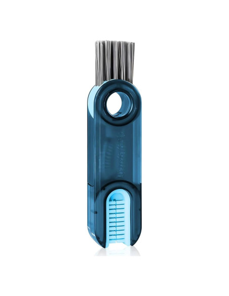 Cepillo de limpieza 3 en 1 Hiyniaz para botellas y tazas azul