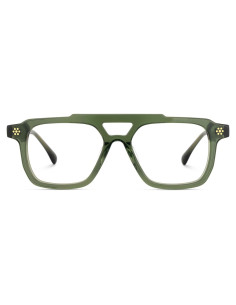 Gafas Aviador Retro Zeelool Hombres Acetato Lentes Luz Azul