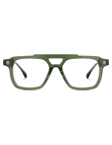 Gafas Aviador Retro Zeelool Hombres Acetato Lentes Luz Azul