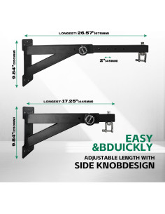 Soporte para Saco de Boxeo LTSEAME Ajustable 44-67 cm 2