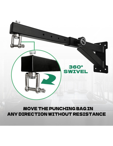 Soporte para Saco de Boxeo LTSEAME Ajustable 44-67 cm