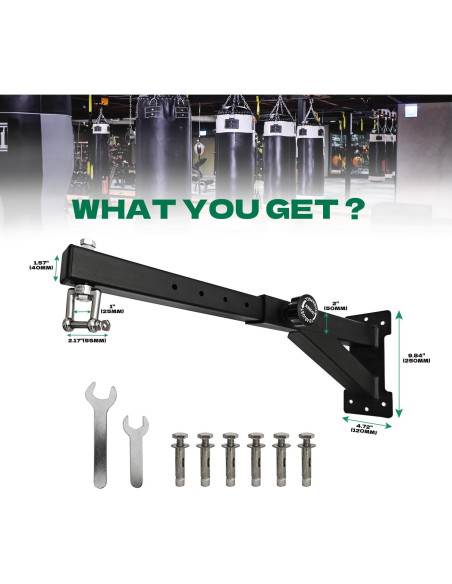 Soporte para Saco de Boxeo LTSEAME Ajustable 44-67 cm