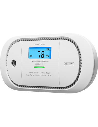 Detector de Monóxido de Carbono X-Sense XC01-R con Pantalla LCD