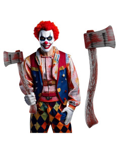 Hacha Falsa Ensangrentada Nicky Bigs 60.96 cm Accesorio Halloween