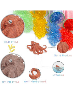 Conjunto Ciclo de Vida del Pez LC JoyCre 8 Figuras Realistas 2