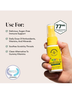 Apoyo Inmunológico Natural Beekeeper's Naturals para Niños 2