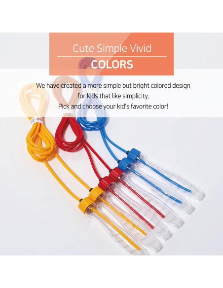 Cuerda de Saltar KSY para Niños Ajustable 260 cm Antideslizante