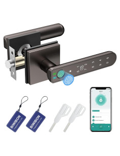 Cerradura Biométrica Inteligente BIWIBON BCA-02 con App y Huella Dactilar