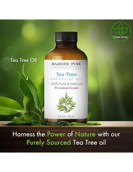 Aceite Esencial de Árbol de Té Majestic Pure 59 ml - 100% Puro
