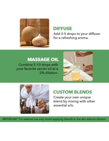 Aceite Esencial de Árbol de Té Majestic Pure 59 ml - 100% Puro