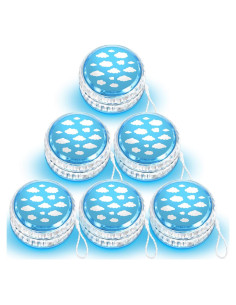 Yoyo Luminoso Woanger 24 Pcs LED Cielo Azul Juguete