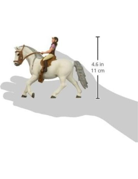 Jinete Schleich con yegua Lipizzaner y accesorios