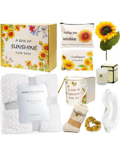 Caja de Regalo TOYIYAR con Manta y Cuidado Personal para Mujeres 2