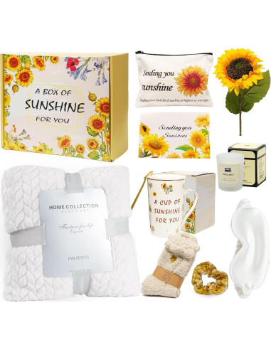 Caja de Regalo TOYIYAR con Manta y Cuidado Personal para Mujeres