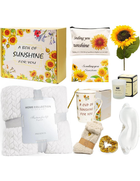 Caja de Regalo TOYIYAR con Manta y Cuidado Personal para Mujeres