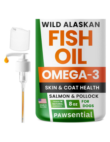 Aceite de Pescado Omega 3 Pawsential 236 ml para Perros y Gatos