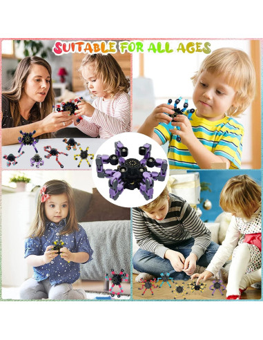 16 Piezas Juguete Giroscopio Mecánico Antiestrés MFCoin