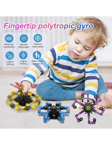 16 Piezas Juguete Giroscopio Mecánico Antiestrés MFCoin