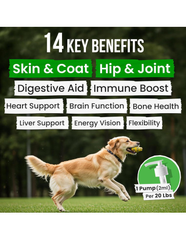 Aceite de Pescado Omega 3 Pawsential 236 ml para Perros y Gatos