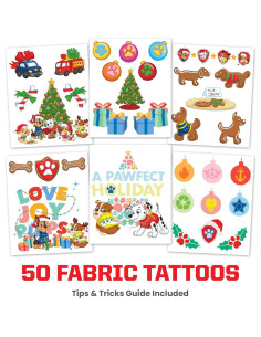 Kit de Tatuajes Temporales Paw Patrol - 33 Diseños para Ropa 2