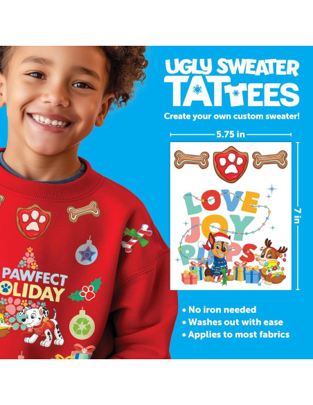 Kit de Tatuajes Temporales Paw Patrol - 33 Diseños para Ropa
