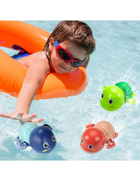 Juguetes de Baño Tohibee - Paquete de 6 Tortugas Flotantes