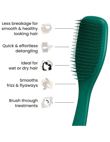 Cepillo Desenredante Tangle Teezer Verde Esmeralda para Cabello
