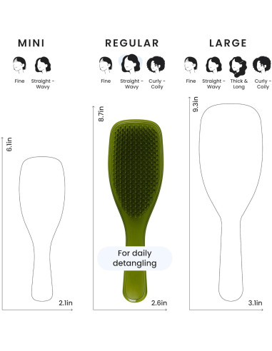 Cepillo Desenredante Tangle Teezer Verde Esmeralda para Cabello